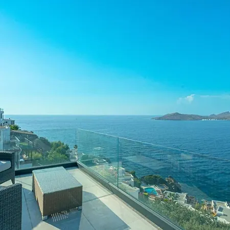 Ella Sea View Yalikavak Shared Pool ヴィラ